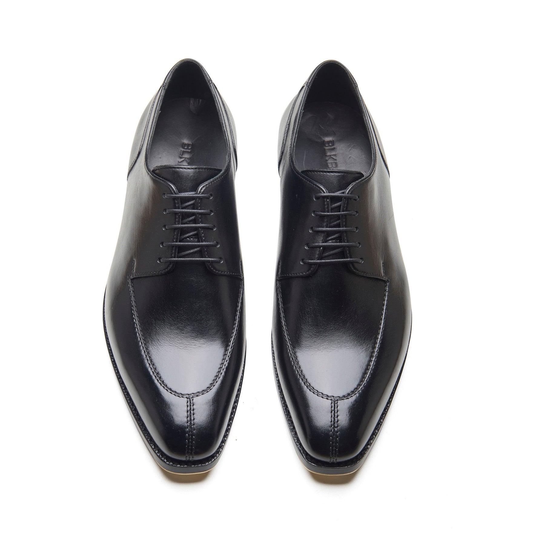 Ingrid, Split Toe Blucher Derby - Black | Hand Welted Classics Collection