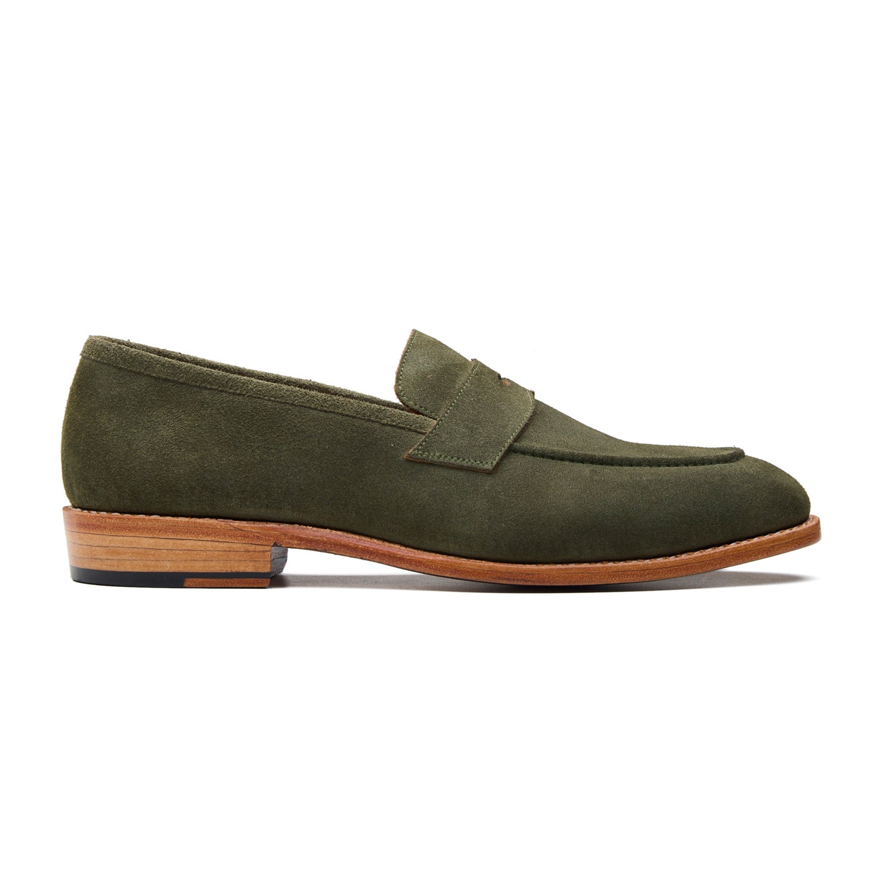 Aurus, Penny Loafer - Grass Go Rain Suede |Summer Classics