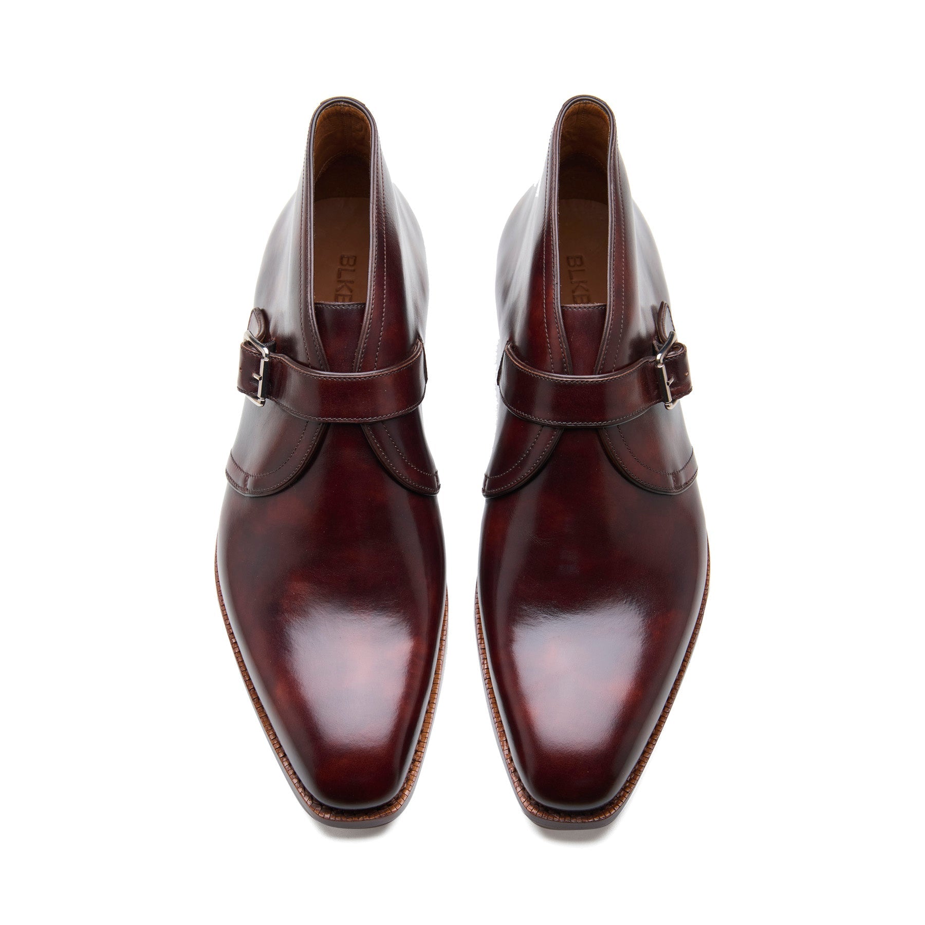 Veyron, Single Monk Chukka Boot - Chestnut Museum Calf | New Age