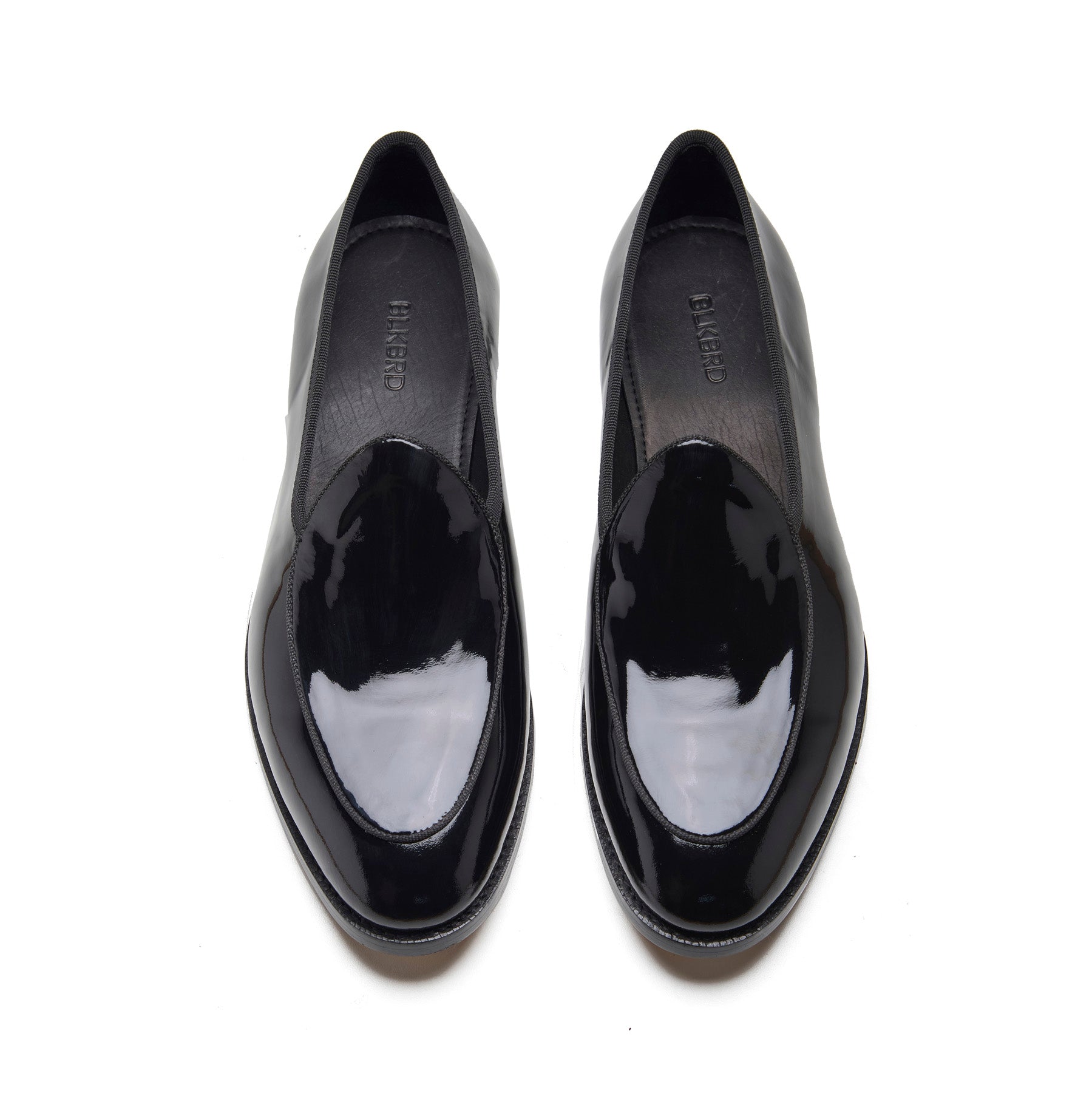 Jules, Belgian Loafer - Black Patent | Tuxedo Collection