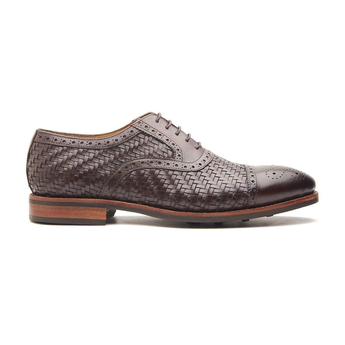 Rick Pallack Oxford Shoes Mens 9 Brown Suede Quilted Lace Up Leather Sole Oxford TLBMallorca | Men main image 3