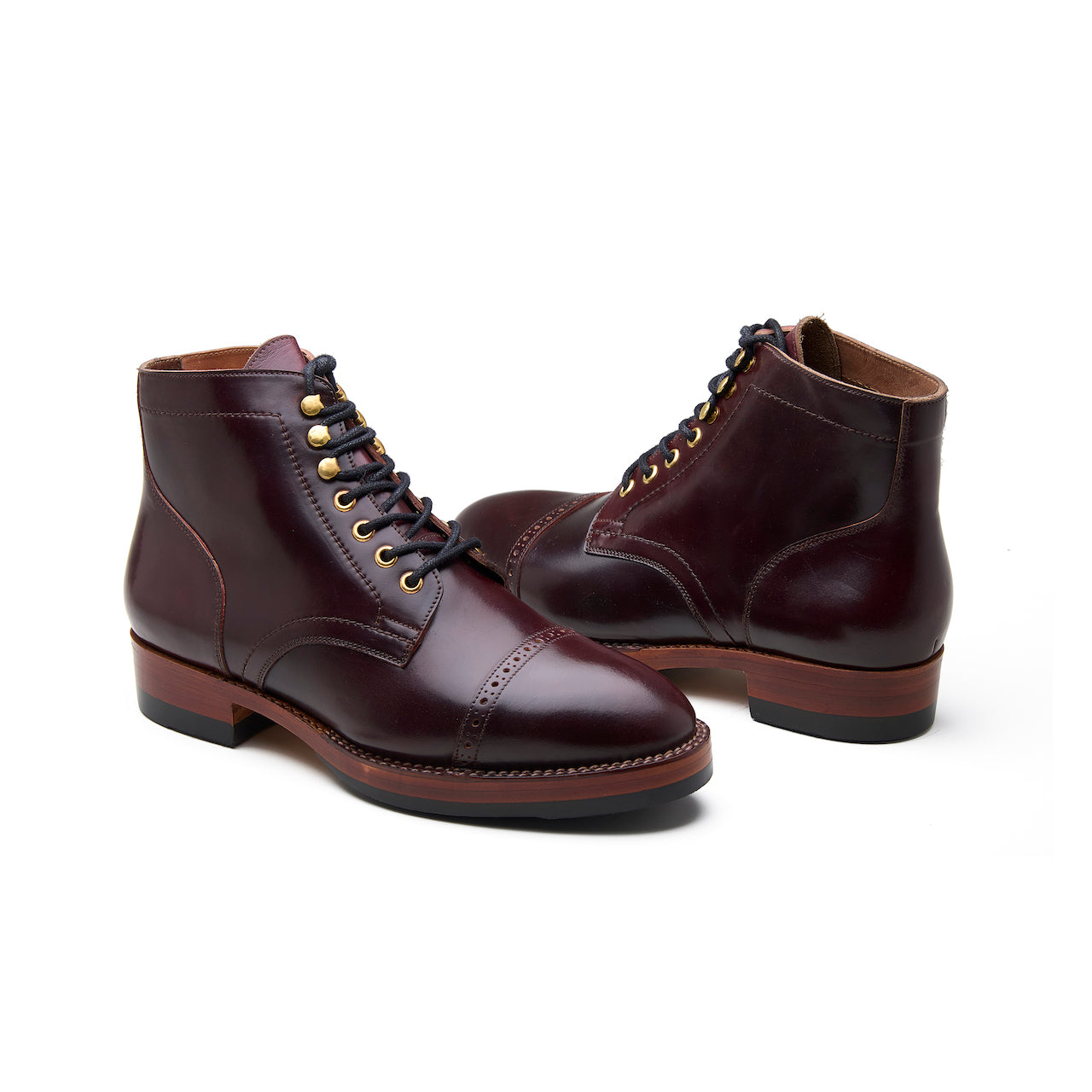 Luchador, Service Boot - Shell Cordovan Color #8 | Cordovan Series