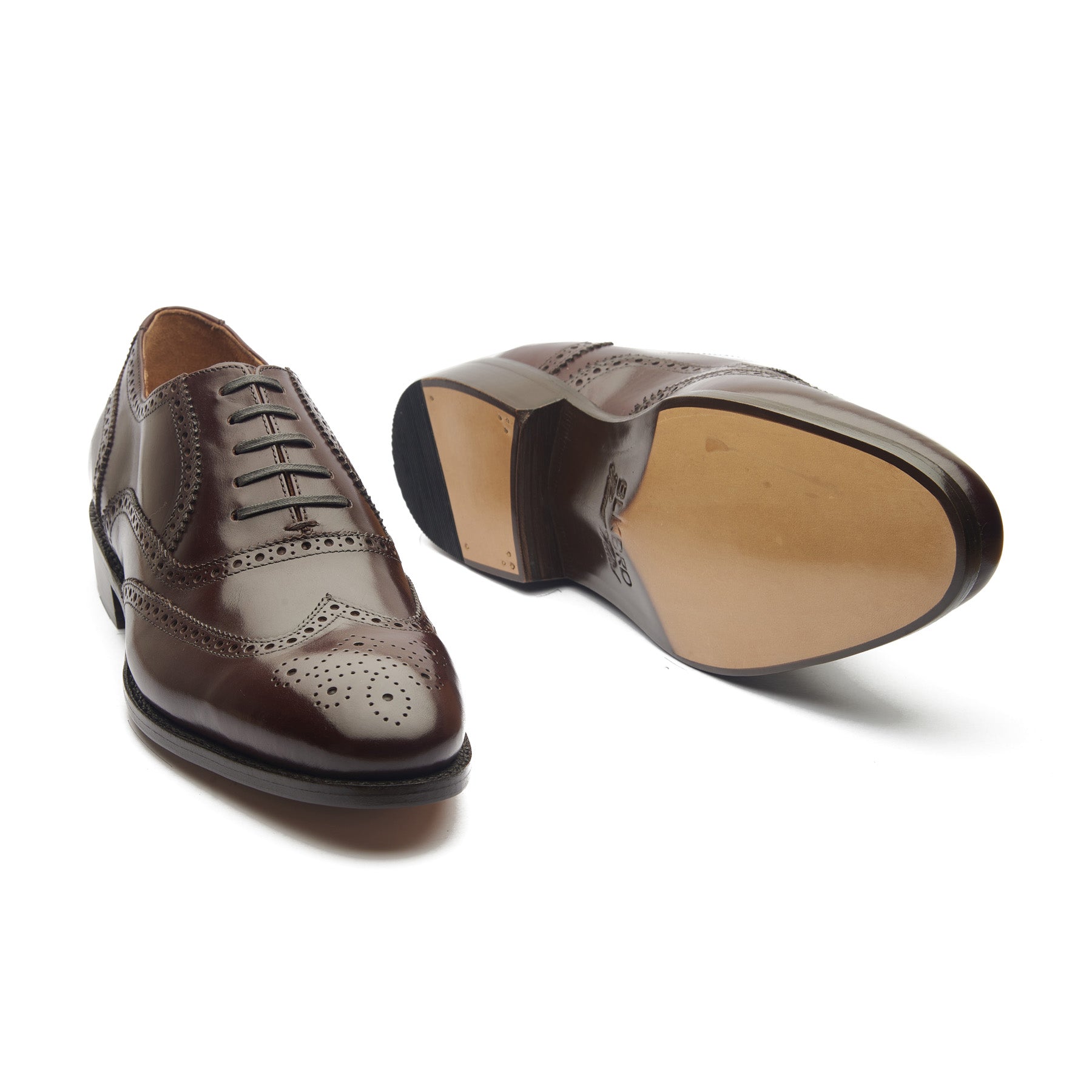 Marcell, Full Brogue Oxford - Rosewood Brown Calf | Classics