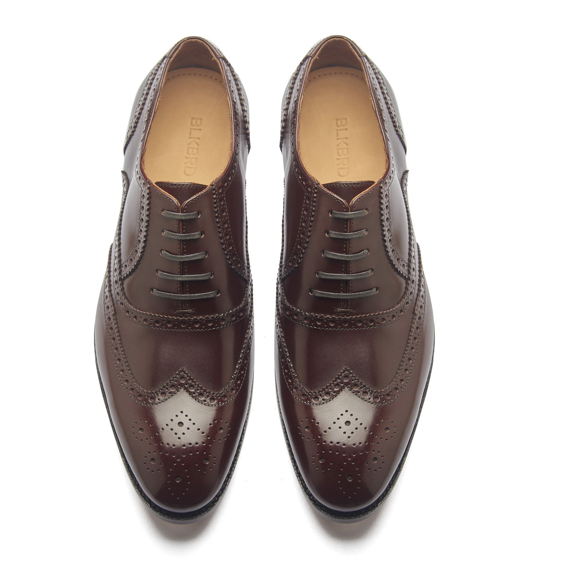 Marcell, Full Brogue Oxford - Rosewood Brown Calf | Classics