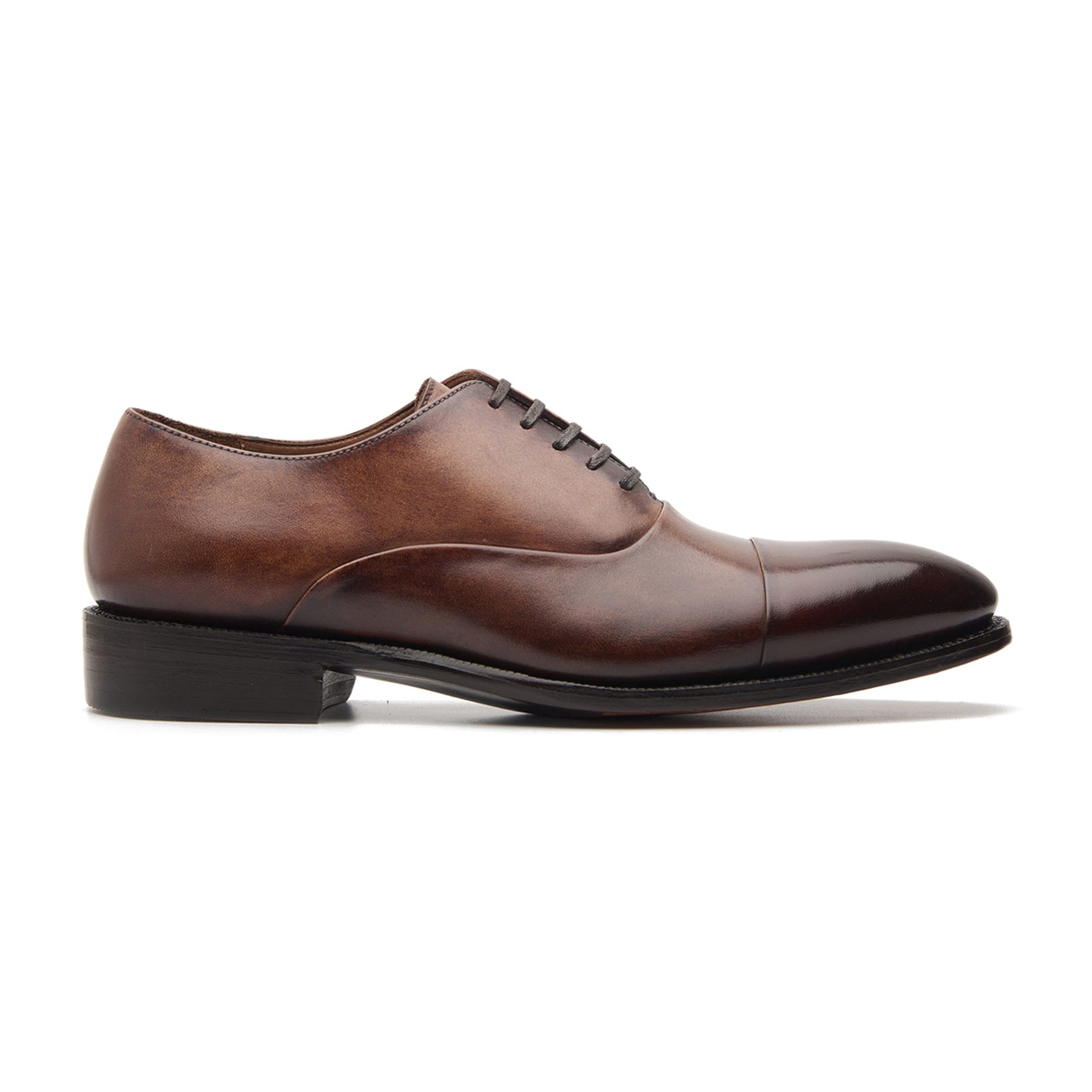 Romero, Cap-toe Oxford - Cocoa Beige | Hand Welted | Patina Collection