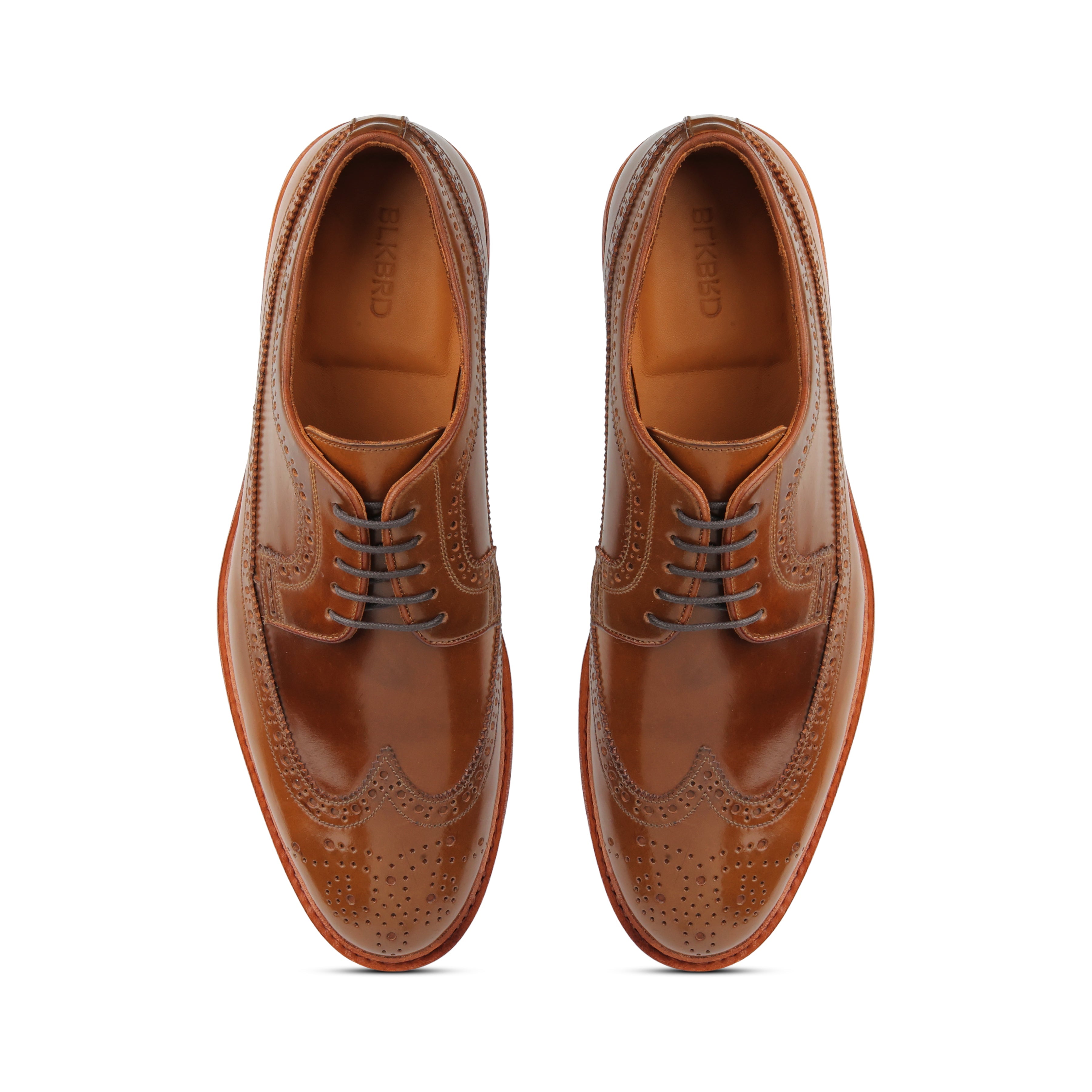 Barrister, Longwing Blucher - Shell Cordovan Bourbon | Hand Welted Cordovan Series