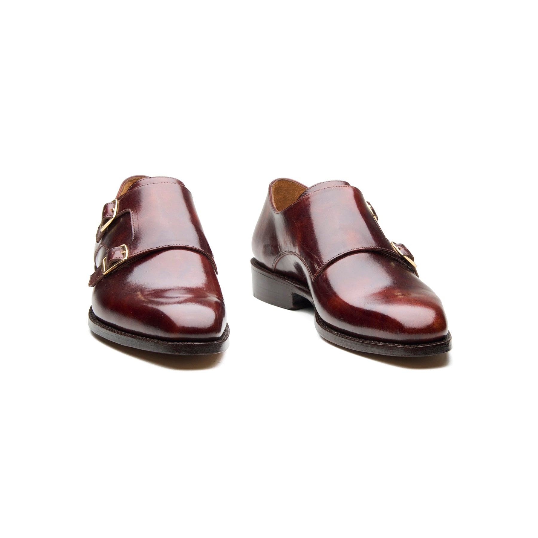 Velar-X, Double Monk Strap - Chestnut Museum Calf | New Age