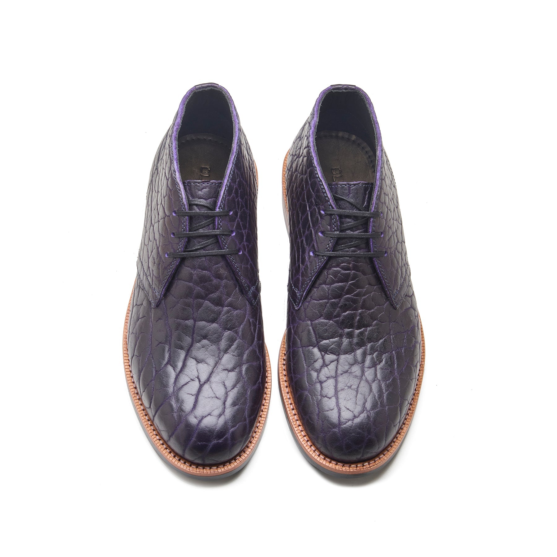 Kingston, Chukka Boot – Night Shade Shrunken Bison | BLKBRD 4.0