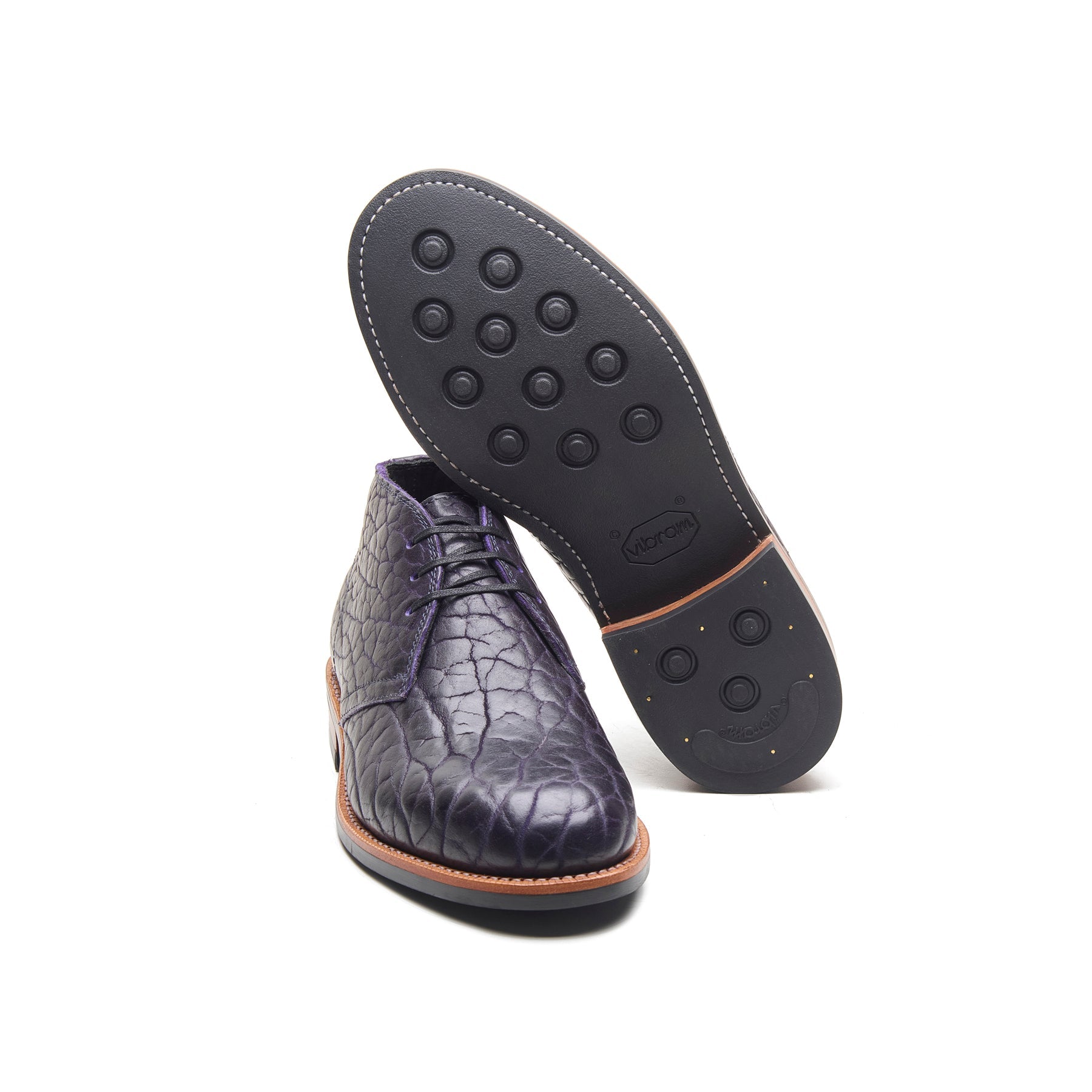 Kingston, Chukka Boot – Night Shade Shrunken Bison | BLKBRD 4.0