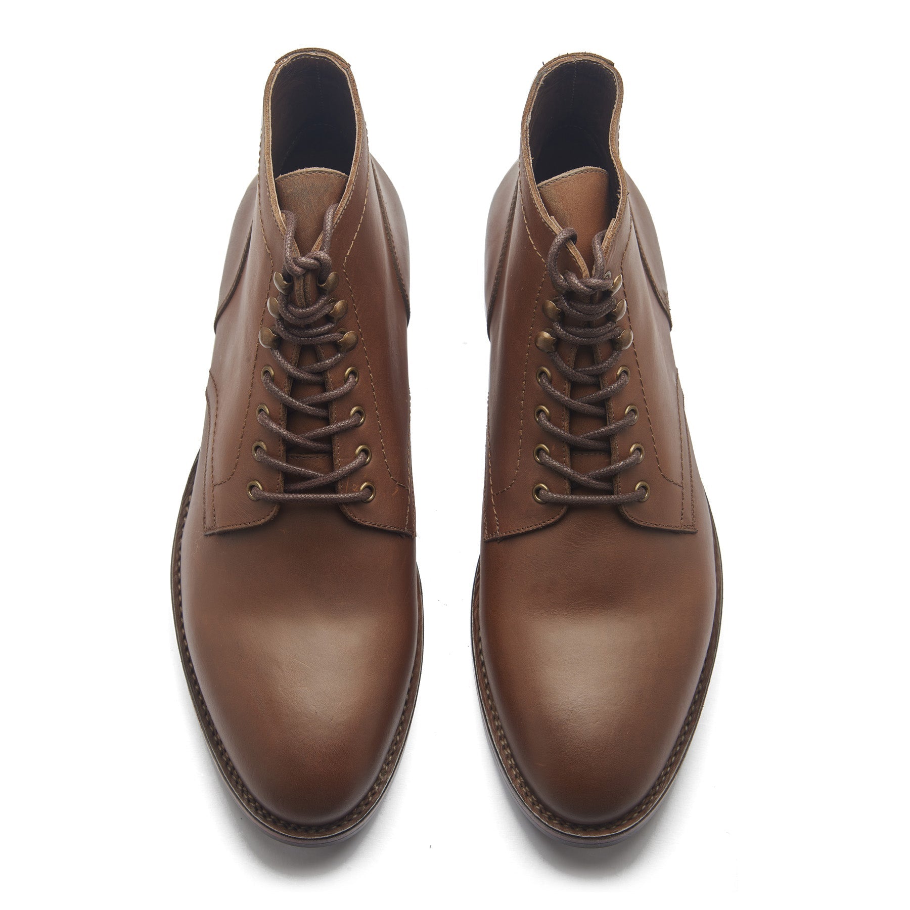 Rudiger, Service Boot - Brown Waxy Pullup | Stitchdown Construction