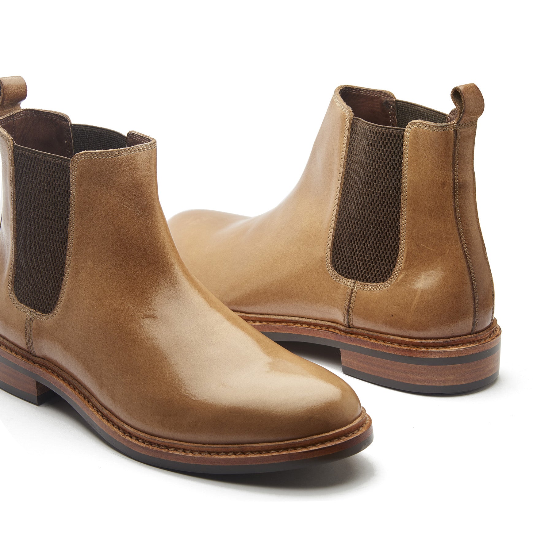 Harley, Chelsea Boot - Chromexcel Natural | Hand Welted Boots 2.0