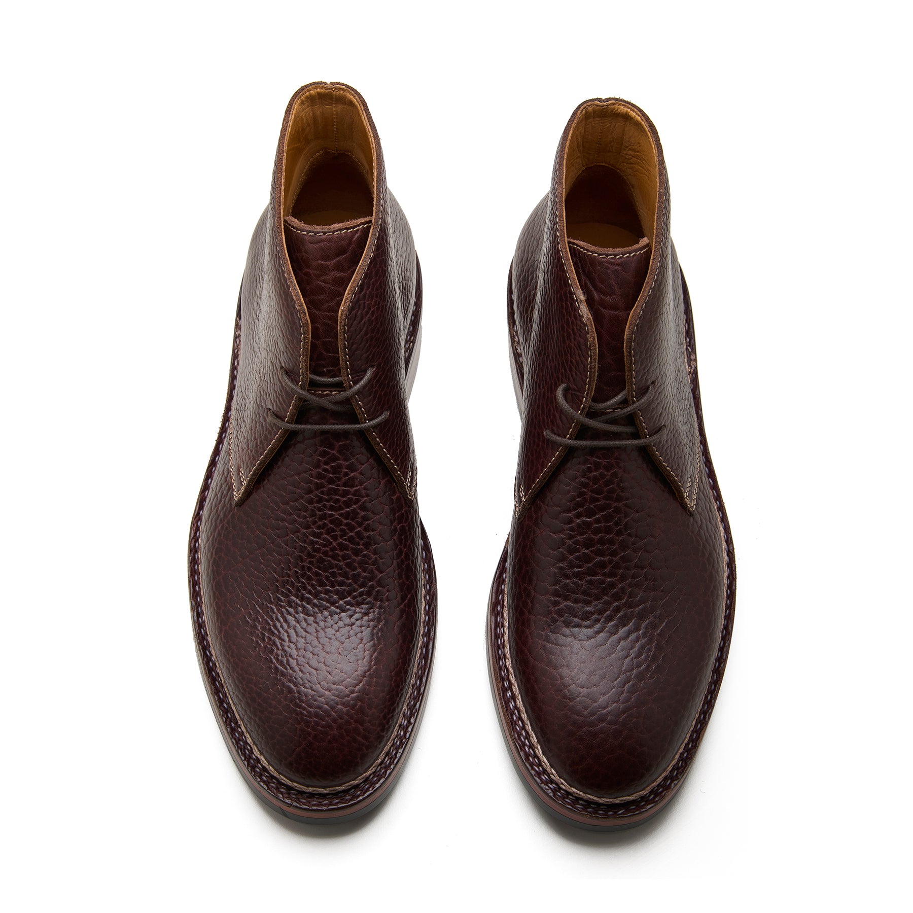 Fenrir-X, Chukka Boot - Mahogany Shrunken Bison