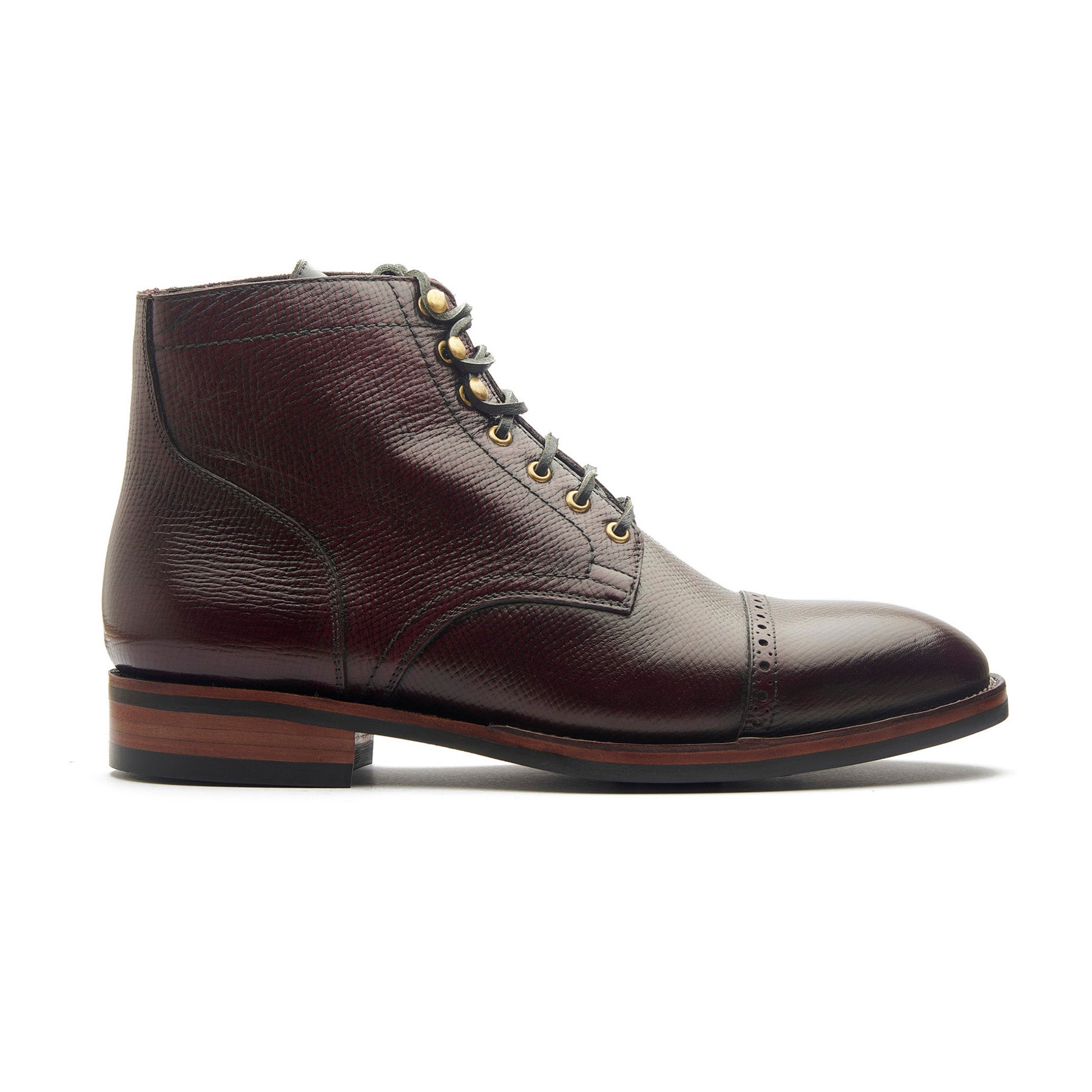 Luchador, Service Boot - Hatchgrain Burgundy | Service Boots
