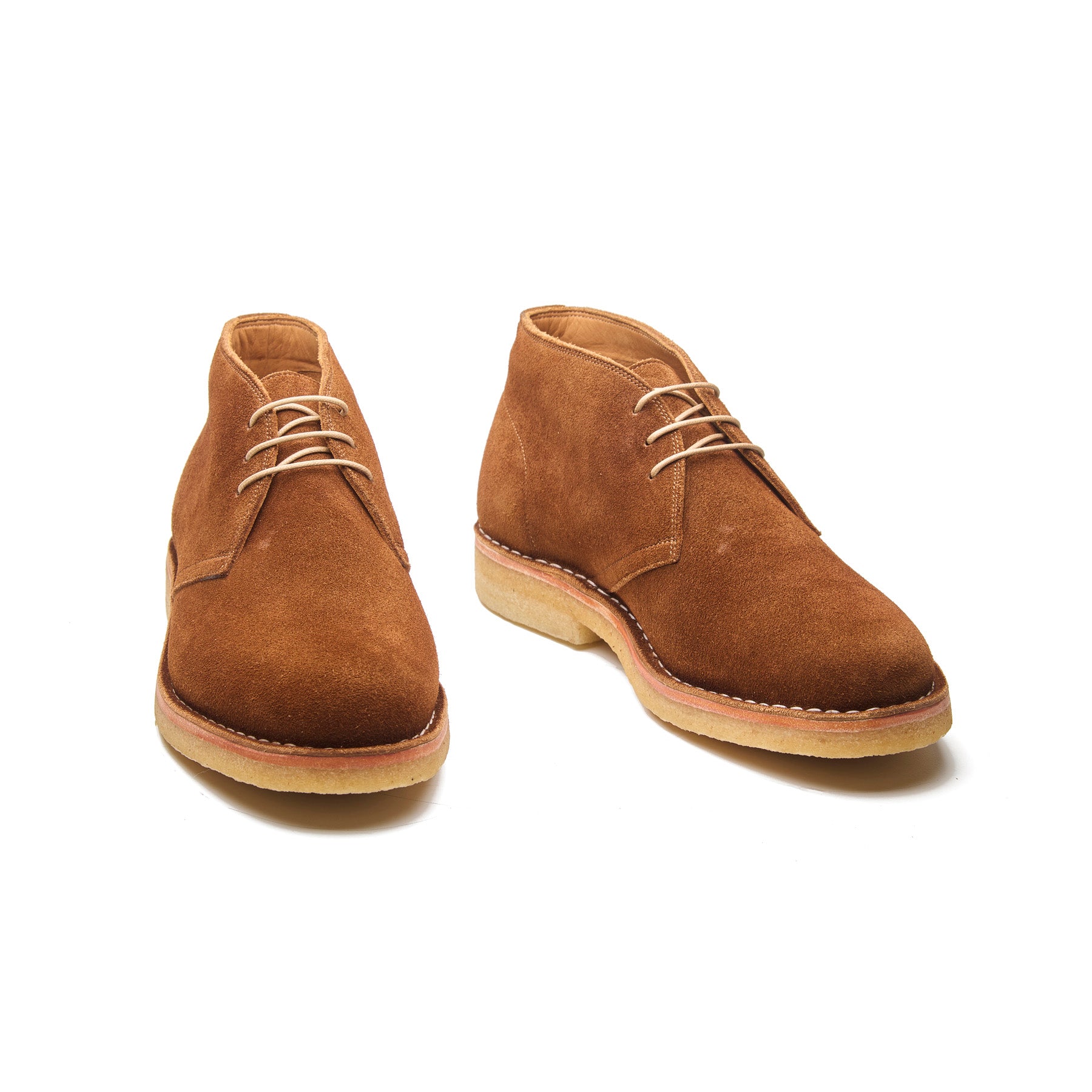 Kingston, Desert Boot - Snuff Kudu Reverse Suede | BLKBRD4.0