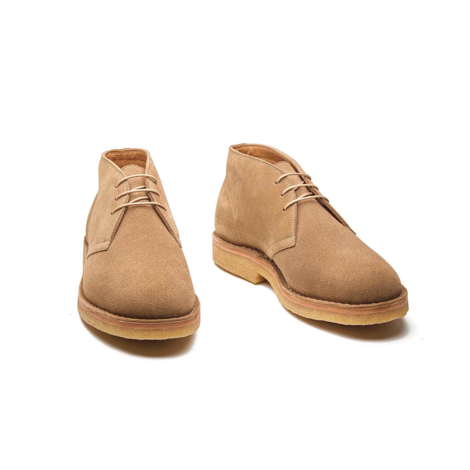 Kingston, Desert Boot - Beige Kudu Reverse Suede | BLKBRD4.0