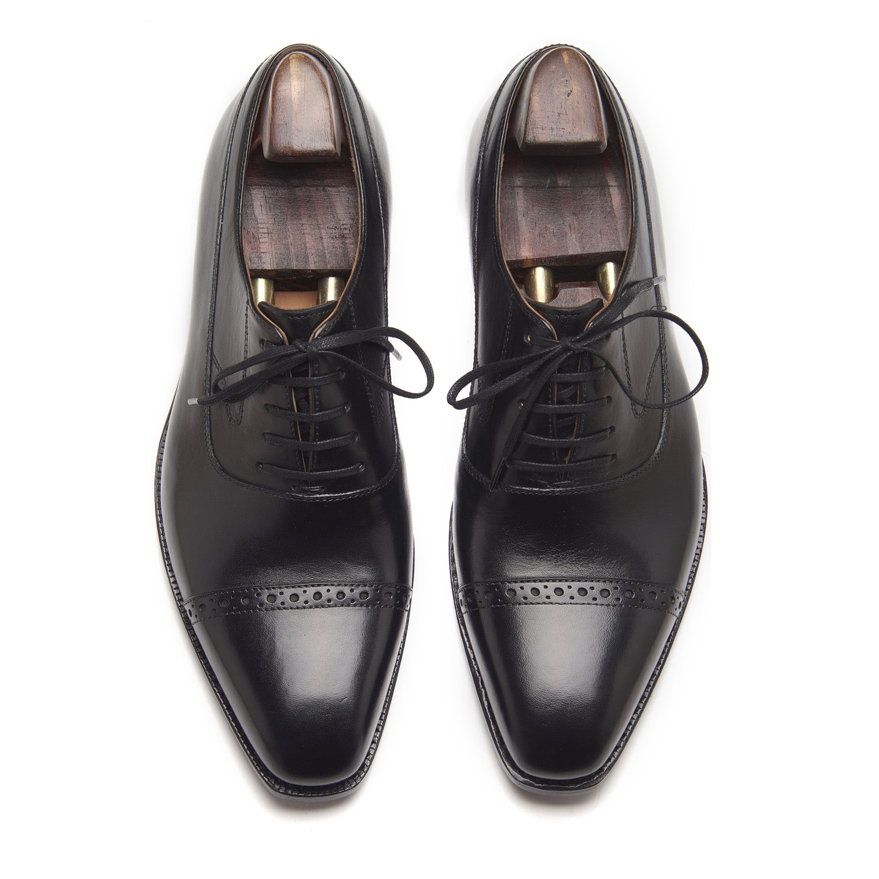 Richie, Quarter Brogue Balmoral - Black | Hand Welted | Classics Collection