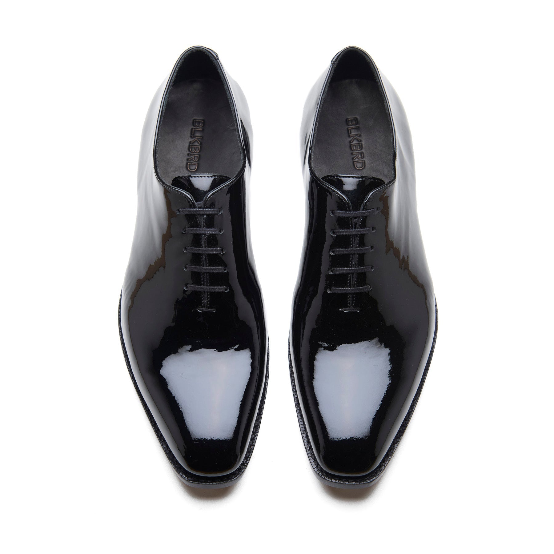 Romanoff, Whole-cut Oxford - Black Patent | Tuxedo Collection