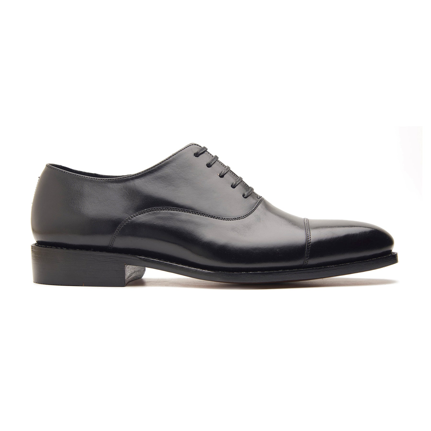 Oscar, Cap-toe Oxford - Black | Hand Welted | Classics Collection
