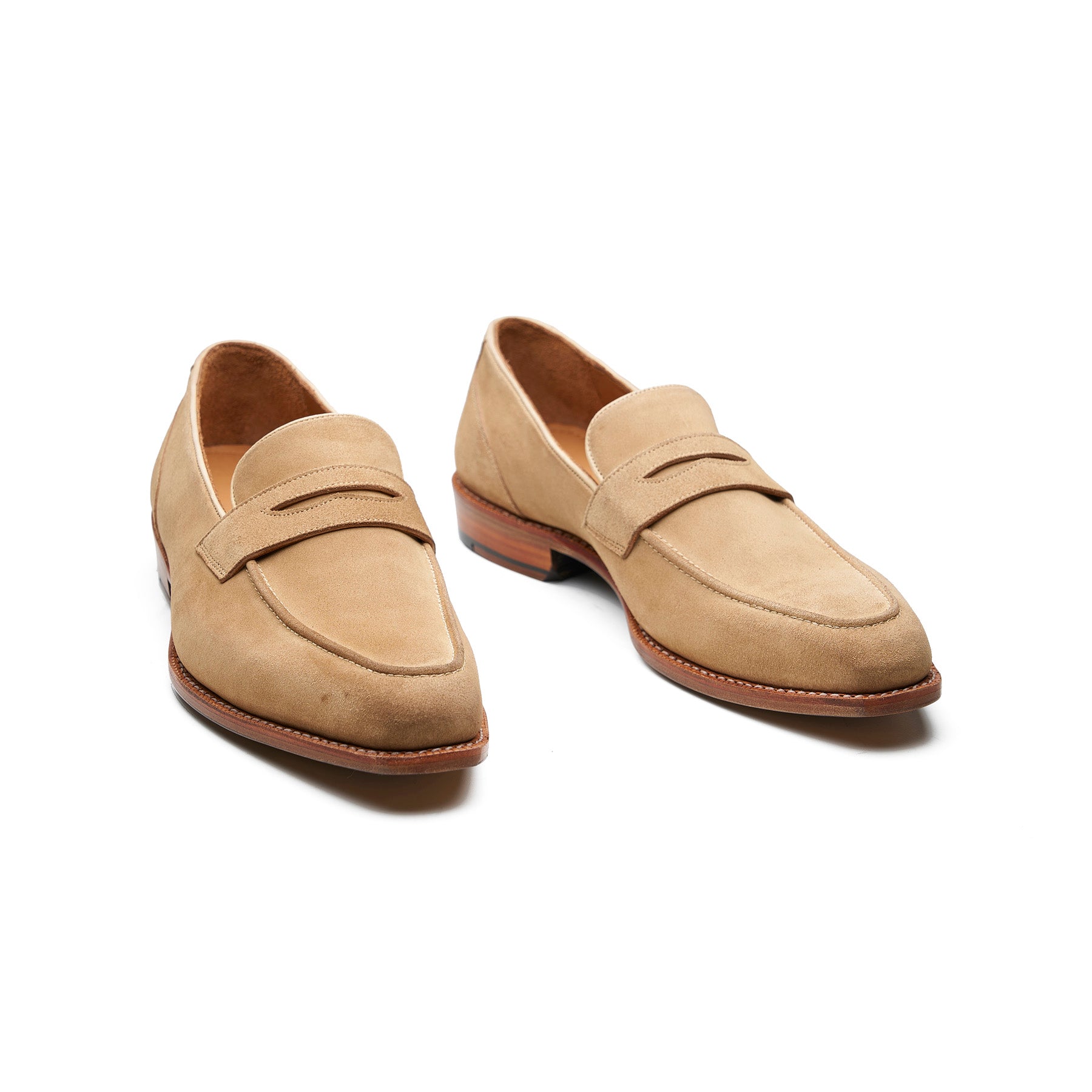 Rocco, Penny Loafer - Castorino Suede Cashew | Summer Classics