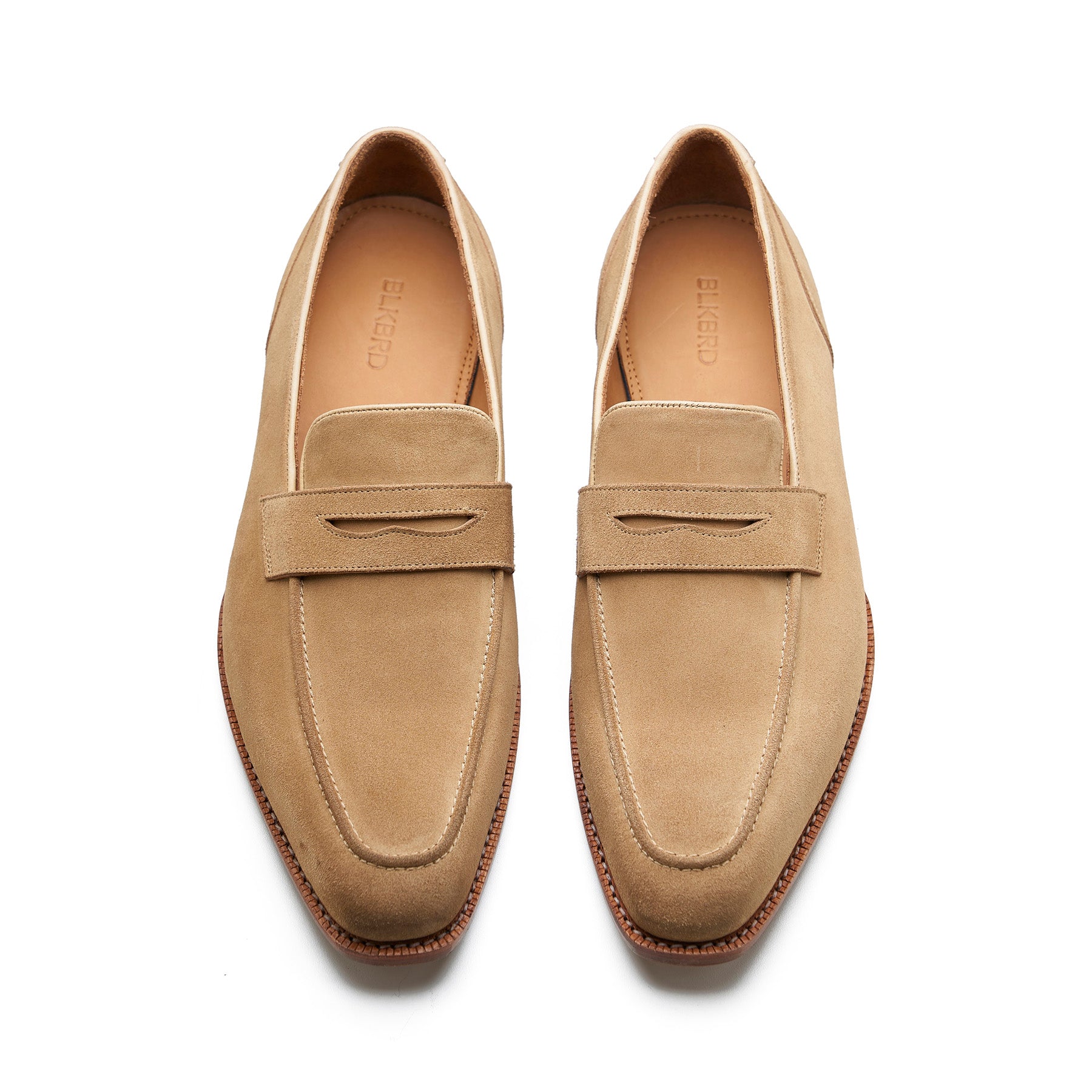 Rocco, Penny Loafer - Castorino Suede Cashew | Summer Classics
