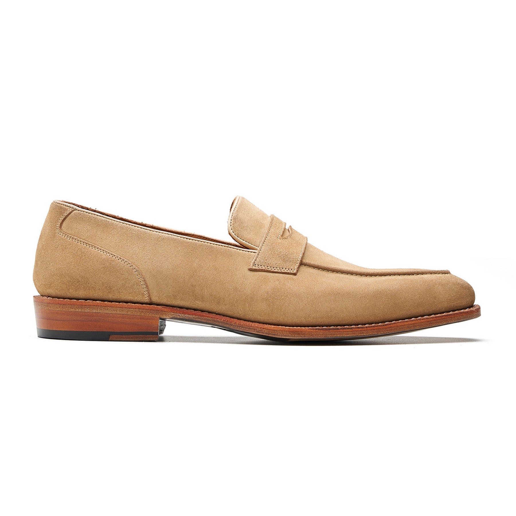 Rocco, Penny Loafer - Castorino Suede Cashew | Summer Classics