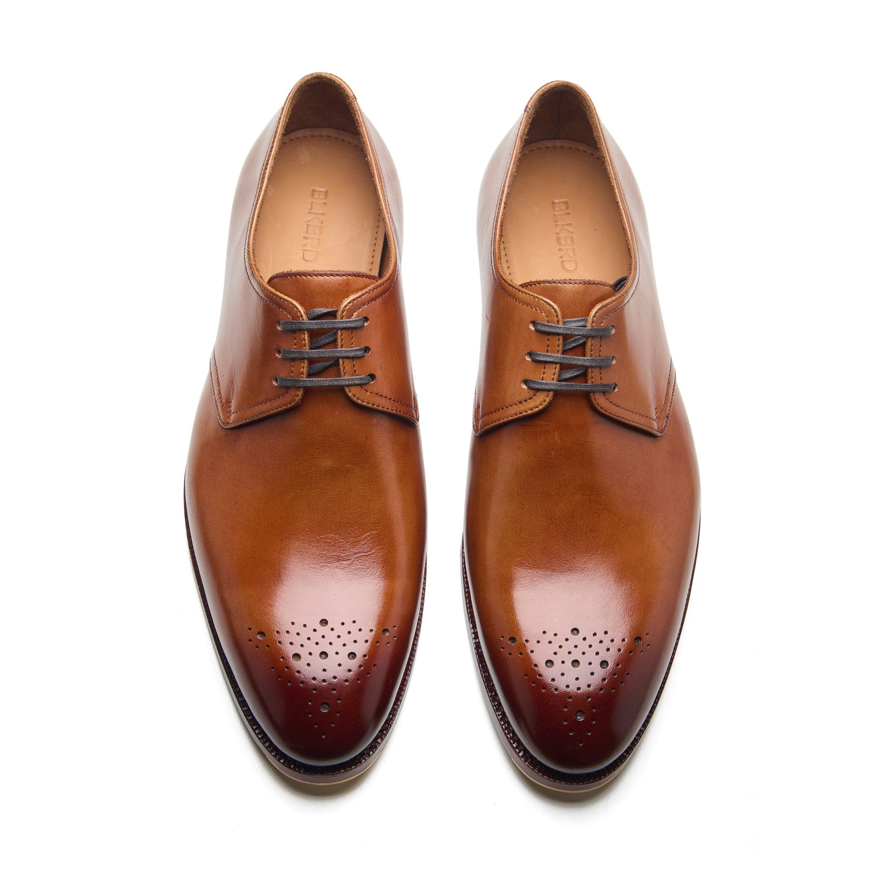 Mario, Medallion Derby - Cognac | Hand Welted | Classics Collection
