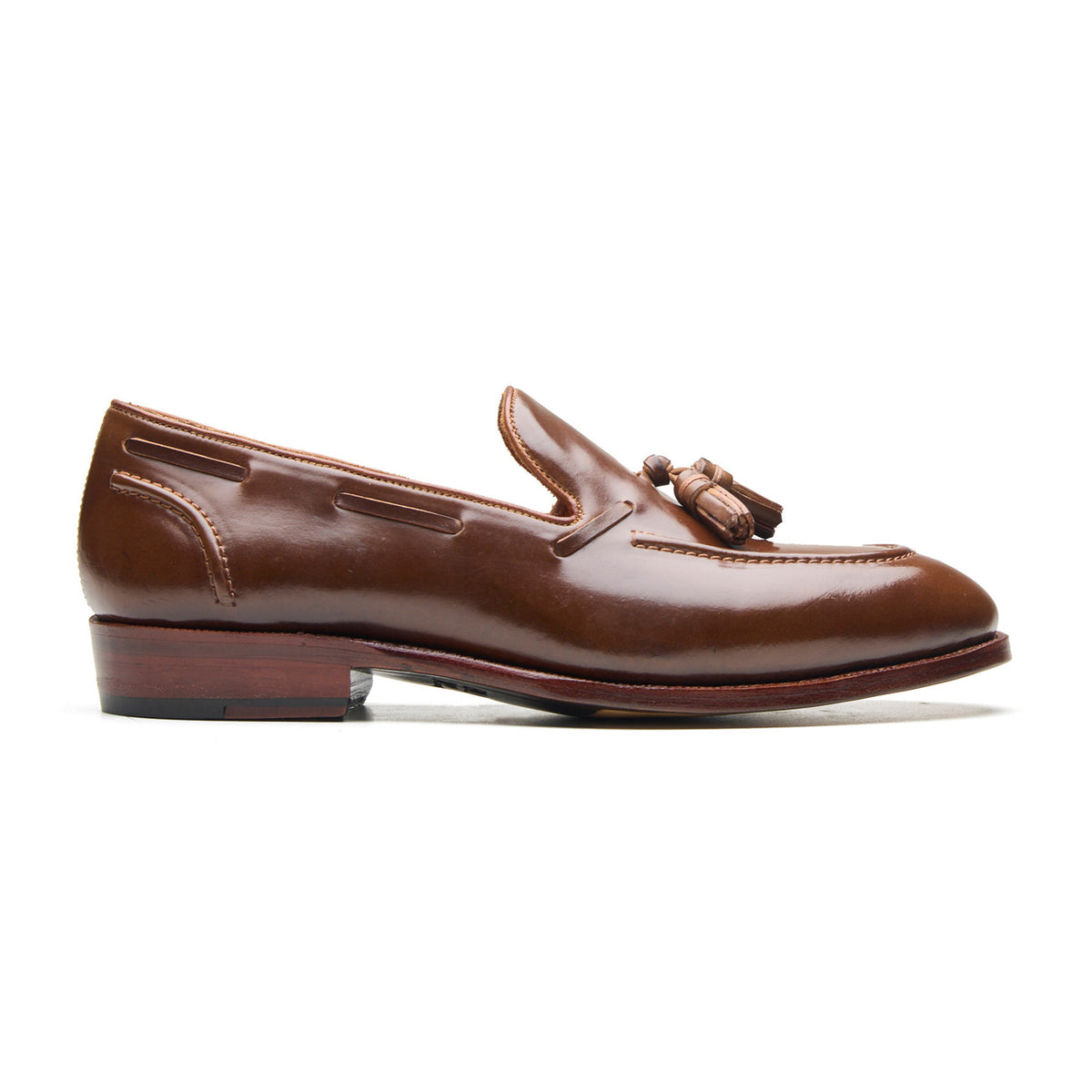 Cabelas Tassel Loafers Men\'s Sz 11.5 D Brown Leather Slip On Dress Shoes 82-4519 pau3359_033_a_2048x.jpg?v=  main image 2