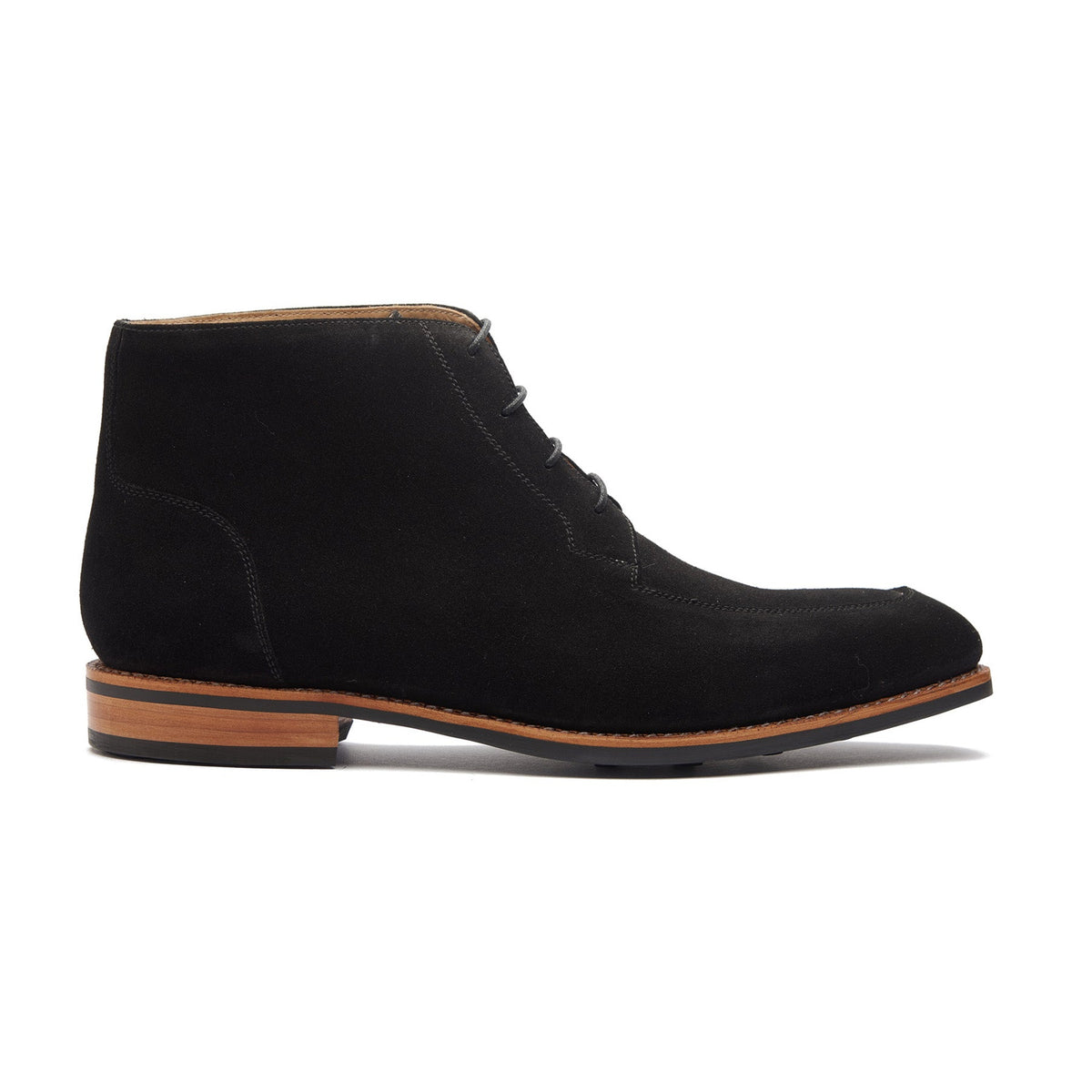 Eligio’s Men\'s Black Suede Chukka Boots Size 45/12US Javier Black Suede Chukka Desert Boot main image 3