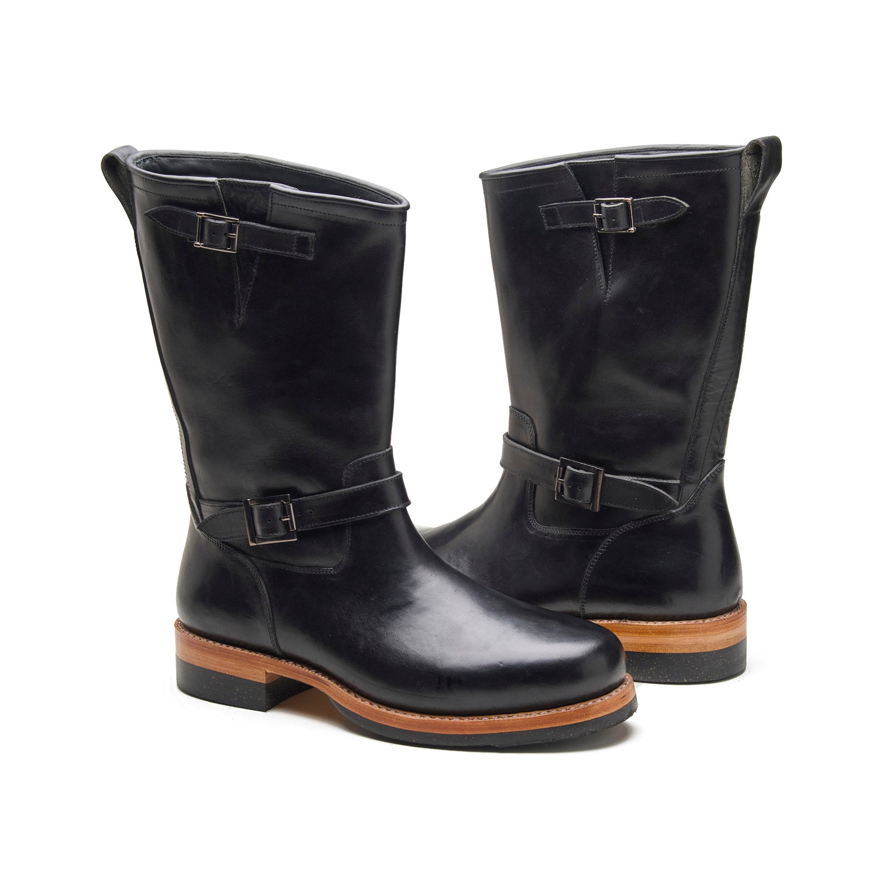 The Sentinel, Engineer Boot - Black Horserump | Boots 3.0